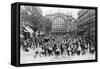 Belgians Arriving in Paris, 1914-null-Framed Stretched Canvas