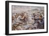 Belgians Repelling a Fierce German Attack at Liege-Arthur C. Michael-Framed Giclee Print