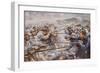 Belgians Repelling a Fierce German Attack at Liege-Arthur C. Michael-Framed Giclee Print