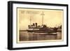 Belgischer Dampfer Princesse Astrid Vor Oostende-null-Framed Giclee Print