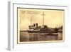 Belgischer Dampfer Princesse Astrid Vor Oostende-null-Framed Giclee Print