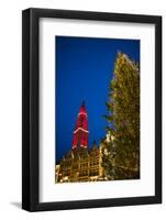 Belgium, Antwerp. Groenplaats, Onze-Lieve-Vrouwekathedraal cathedral-Walter Bibikow-Framed Photographic Print