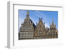 Belgium, Antwerp. Grotemarkt buildings-Walter Bibikow-Framed Photographic Print
