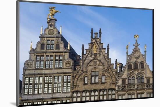 Belgium, Antwerp. Grotemarkt buildings-Walter Bibikow-Mounted Photographic Print