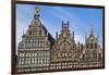 Belgium, Antwerp. Grotemarkt buildings-Walter Bibikow-Framed Photographic Print