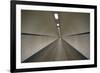 Belgium, Antwerp. St. Anna Tunnel, pedestrian tunnel under the Scheldt River-Walter Bibikow-Framed Premium Photographic Print