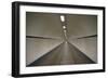 Belgium, Antwerp. St. Anna Tunnel, pedestrian tunnel under the Scheldt River-Walter Bibikow-Framed Photographic Print
