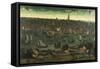 Belgium, Antwerp, View of Harbor and Port-null-Framed Stretched Canvas