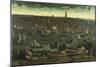 Belgium, Antwerp, View of Harbor and Port-null-Mounted Giclee Print