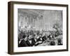 Belgium. Banquet. Town Hall of Brussels, 1888-null-Framed Giclee Print