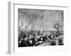 Belgium. Banquet. Town Hall of Brussels, 1888-null-Framed Giclee Print