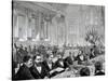 Belgium. Banquet. Town Hall of Brussels, 1888-null-Stretched Canvas