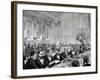 Belgium. Banquet. Town Hall of Brussels, 1888-null-Framed Giclee Print