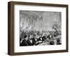Belgium. Banquet. Town Hall of Brussels, 1888-null-Framed Giclee Print