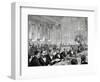 Belgium. Banquet. Town Hall of Brussels, 1888-null-Framed Giclee Print