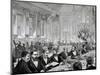 Belgium. Banquet. Town Hall of Brussels, 1888-null-Mounted Giclee Print