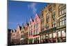 Belgium, Bruges. The Markt, market square buildings-Walter Bibikow-Mounted Photographic Print