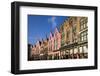 Belgium, Bruges. The Markt, market square buildings-Walter Bibikow-Framed Photographic Print