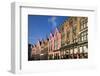 Belgium, Bruges. The Markt, market square buildings-Walter Bibikow-Framed Photographic Print