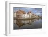 Belgium, Brugge, Canal and Reflection-Hollice Looney-Framed Photographic Print