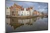 Belgium, Brugge, Canal and Reflection-Hollice Looney-Mounted Photographic Print