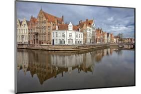 Belgium, Brugge, Canal and Reflection-Hollice Looney-Mounted Photographic Print