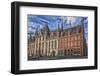 Belgium, Brugge, City Building, Digitally Altered-Hollice Looney-Framed Photographic Print