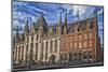 Belgium, Brugge, City Building, Digitally Altered-Hollice Looney-Mounted Photographic Print