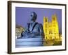 Belgium, Brussels, Cathedral Saint Michel Et Gudule, Bust-Rainer Mirau-Framed Photographic Print