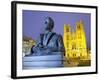 Belgium, Brussels, Cathedral Saint Michel Et Gudule, Bust-Rainer Mirau-Framed Photographic Print