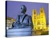 Belgium, Brussels, Cathedral Saint Michel Et Gudule, Bust-Rainer Mirau-Stretched Canvas