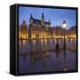 Belgium, Brussels, Grand-Place, Grote Markt, Evening-Rainer Mirau-Framed Stretched Canvas