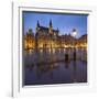 Belgium, Brussels, Grand-Place, Grote Markt, Evening-Rainer Mirau-Framed Photographic Print