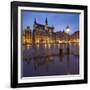 Belgium, Brussels, Grand-Place, Grote Markt, Evening-Rainer Mirau-Framed Photographic Print