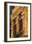 Belgium, Brussels. Grand Place, Guild Hall detail-Walter Bibikow-Framed Premium Photographic Print