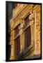 Belgium, Brussels. Grand Place, Guild Hall detail-Walter Bibikow-Framed Premium Photographic Print