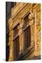 Belgium, Brussels. Grand Place, Guild Hall detail-Walter Bibikow-Stretched Canvas