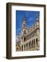 Belgium, Brussels. Grand Place, Maison du Roi-Walter Bibikow-Framed Photographic Print