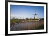 Belgium, Damme. Old wind mill-Walter Bibikow-Framed Photographic Print