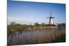 Belgium, Damme. Old wind mill-Walter Bibikow-Mounted Photographic Print