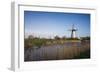 Belgium, Damme. Old wind mill-Walter Bibikow-Framed Photographic Print