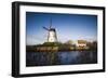 Belgium, Damme. Old wind mill-Walter Bibikow-Framed Photographic Print