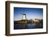 Belgium, Damme. Old wind mill-Walter Bibikow-Framed Photographic Print