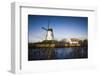 Belgium, Damme. Old wind mill-Walter Bibikow-Framed Photographic Print