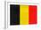 Belgium Flag Design with Wood Patterning - Flags of the World Series-Philippe Hugonnard-Framed Art Print