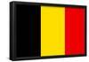 Belgium National Flag Poster Print-null-Framed Poster