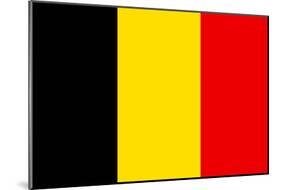 Belgium National Flag Poster Print-null-Mounted Poster