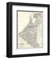 Belgium, Netherlands, c.1861-Alexander Keith Johnston-Framed Art Print