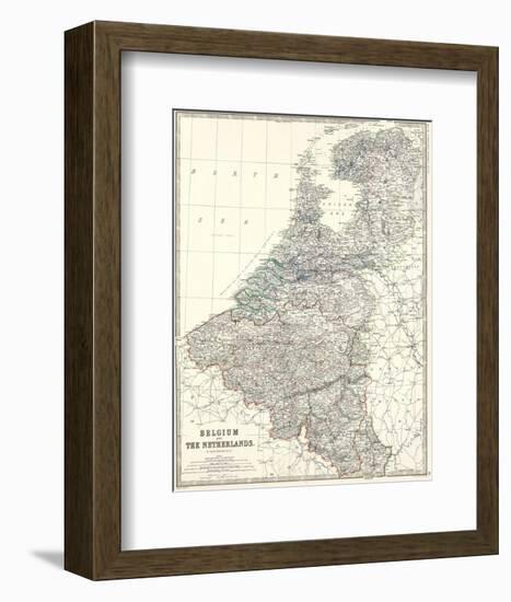 Belgium, Netherlands, c.1861-Alexander Keith Johnston-Framed Art Print