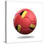 Belgium Soccer Ball-pling-Stretched Canvas